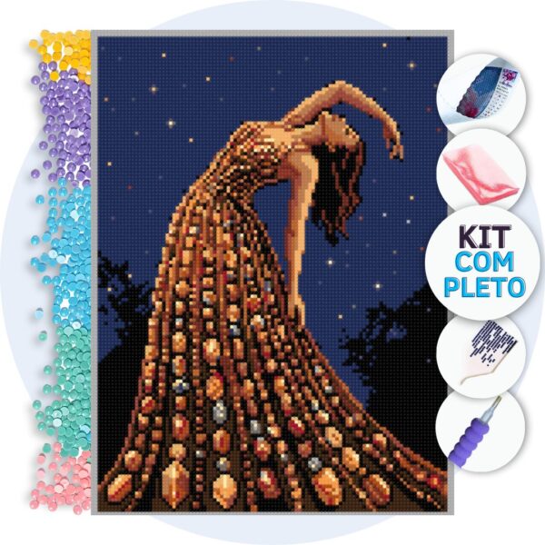 dancarina-de-cristais-capa Dançarina de Cristais – Kit Pintura com Cristais