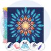 Mandala Estelar Brilhante – Kit Pintura com Cristais