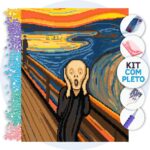 O Grito – Edvard Munch – Kit Pintura com Cristais