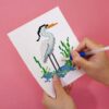 Pássaros 2 - Kit Mini Pintura com Cristais