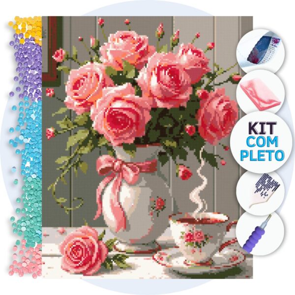 rosas-em-vaso-capa Rosas em Vaso – Kit Pintura com Cristais