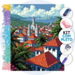 Vilarejo Colonial – Kit Pintura com Cristais