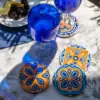 4 Peças – Azulejos Portugueses – Kit Porta-copos