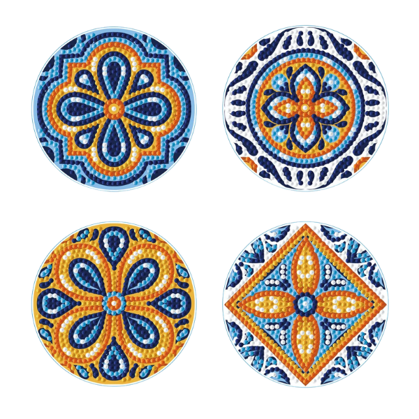 TELAS P PUBLICAR(21) 4 Peças – Azulejos Portugueses – Kit Porta-copos
