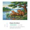 familia-de-capivaras-mockup-40x30cm-1 Família de Capivaras – Kit Pintura com Cristais