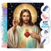 Sagrado Coração de Jesus – Kit Pintura com Cristais