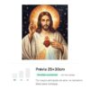 Sagrado Coração de Jesus – Kit Pintura com Cristais