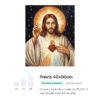Sagrado Coração de Jesus – Kit Pintura com Cristais