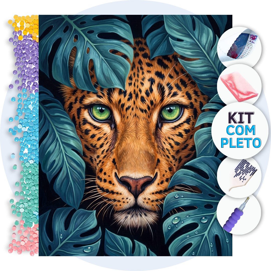 Leopardo Entre Folhagens