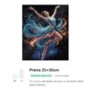 Bailarina de Fogo e Água – Kit Pintura com Cristais