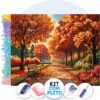 Caminho no Outono – Kit Pintura com Cristais