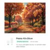 Caminho no Outono – Kit Pintura com Cristais