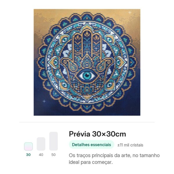 Mandala Mão De Hamsa