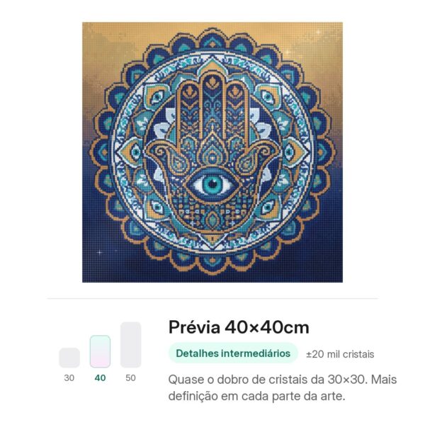 Mandala Mão De Hamsa