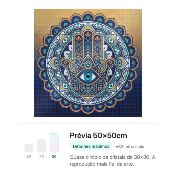 Mandala Mão De Hamsa