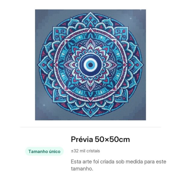 Olho Grego em Mandala