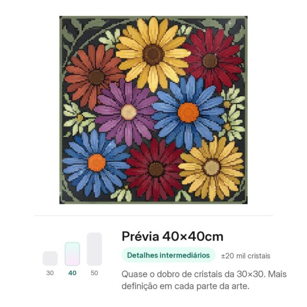Margaridas Coloridas