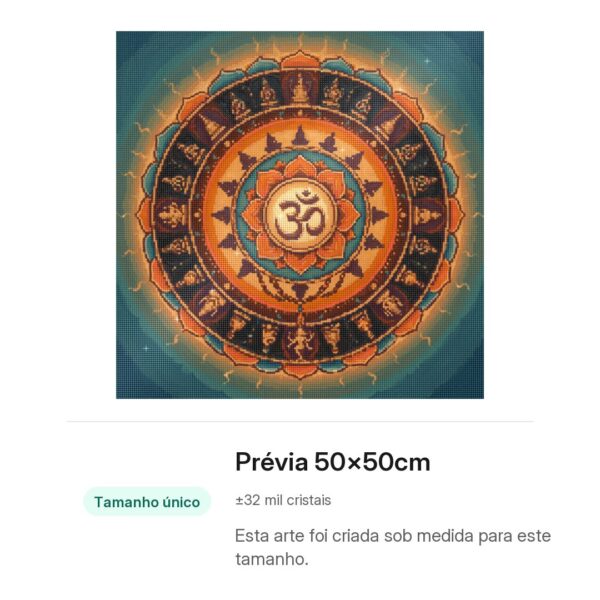 Mandala Om Espiritual