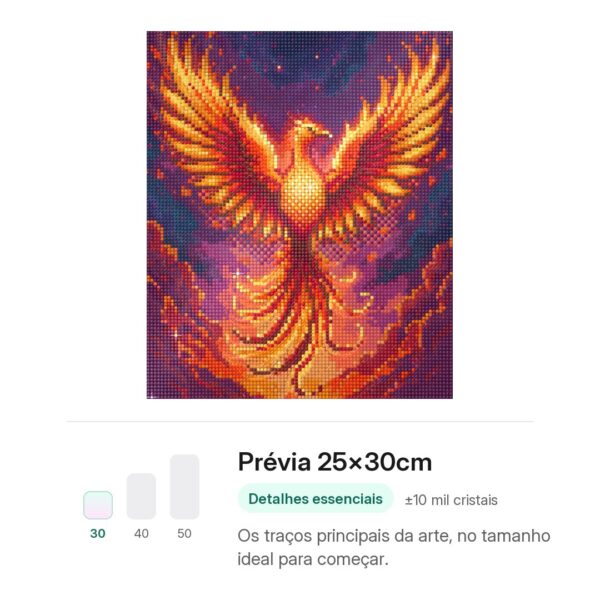 ascensao-da-fenix-mockup-25x30cm Ascensão da Fênix – Kit Pintura com Cristais