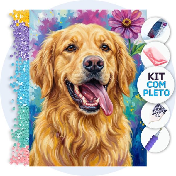 capa-f4768a6ad4b4cbbb Golden Retriever Colorido – Kit Pintura com Cristais