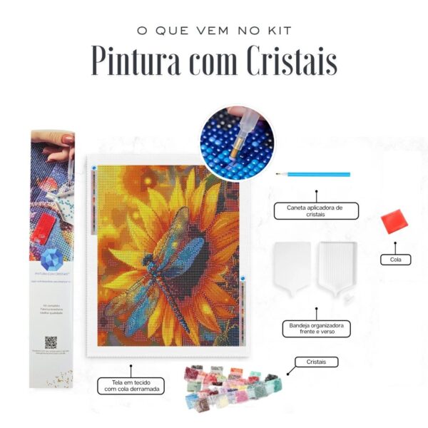 Céu de Balões Coloridos - Kit Pintura com Cristais