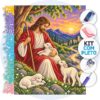 jesus-o-bom-pastor-capa-3d1cc5258eea5820 Jesus o Bom Pastor e suas Ovelhas – Kit Pintura com Cristais