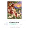 jesus-o-bom-pastor-mockup-40x50cm-1 Jesus o Bom Pastor e suas Ovelhas – Kit Pintura com Cristais