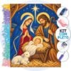 Nascimento de Jesus Cristo Natal – Kit Pintura com Cristais