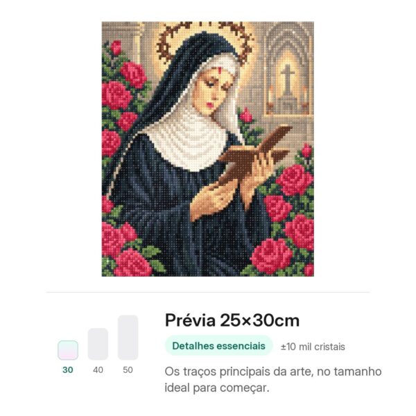 santa-rita-de-cassia-rosas-mockup-25x30cm Santa Rita de Cássia Rosas – Kit Pintura com Cristais
