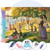 Georges Seurat Uma Tarde de Domingo – Kit Pintura com Cristais
