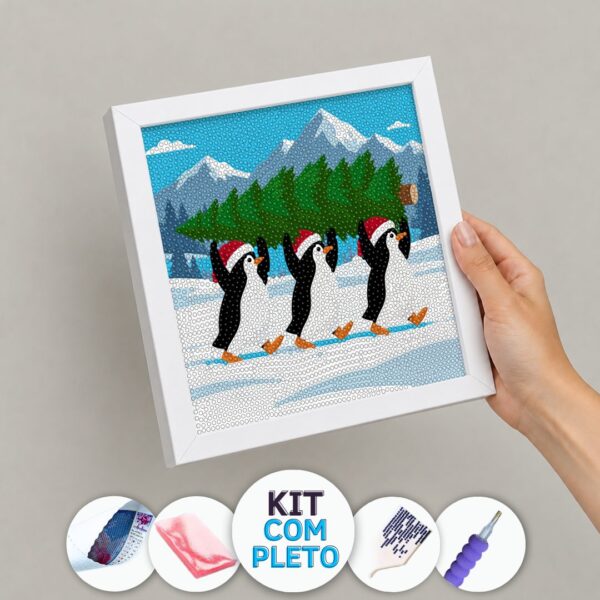expedicao-pinguim-capa-20261029183535 20x20cm - Expedição Pinguim - Kit Pintura com Cristais
