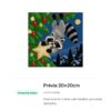 20x20cm - O Furto da Estrela - Kit Pintura com Cristais
