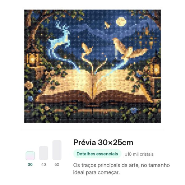O Livro encantado da Imaginação – Kit Pintura com Cristais
