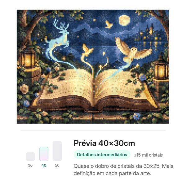 O Livro encantado da Imaginação – Kit Pintura com Cristais