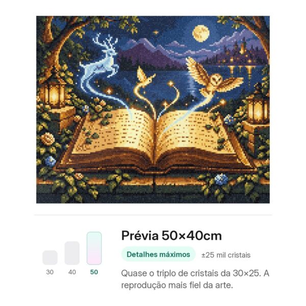O Livro encantado da Imaginação – Kit Pintura com Cristais