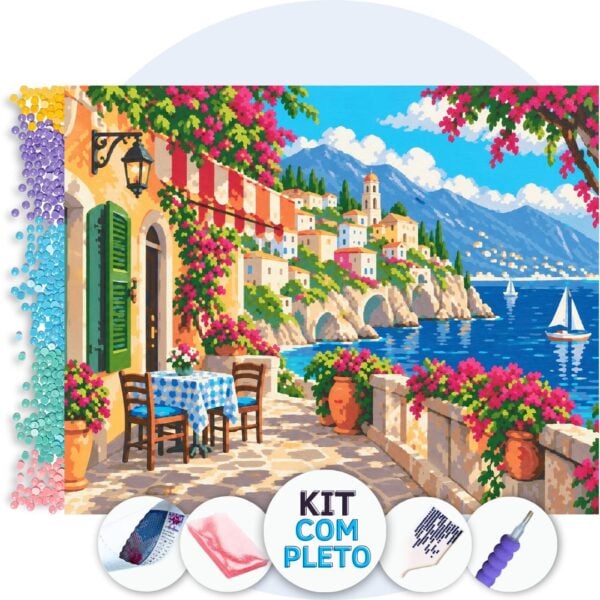 tarde-na-costa-italiana-capa-6ba5fc85092cf251-20261001183311 Tarde na Costa Italiana - Kit Pintura com Cristais