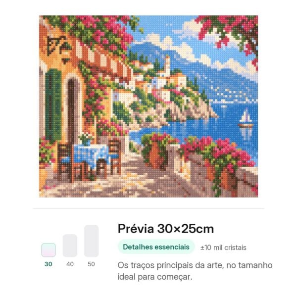 tarde-na-costa-italiana-mockup-30x25cm-20261001183527 Tarde na Costa Italiana - Kit Pintura com Cristais